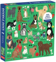 Puzzle razze canine Mudpuppy 500 pezzi