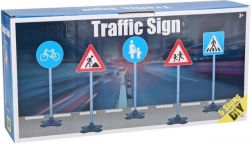 Set di segnali stradali per bambini 81 cm – 5 pezzi