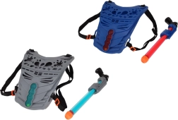 Pistola ad acqua a pompa con giubbotto 33 cm, set per il divertimento all’aperto
