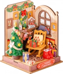 Rolife casa in miniatura fai-da-te: Natale al camino – 73 pezzi