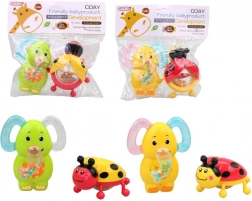 Sonagli per neonati, 2 pz (12 × 9 cm)