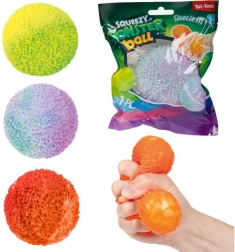 Pallina antistress da spremere con superficie muschiosa 7,5 cm