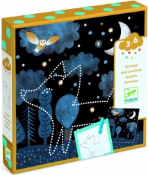Djeco immagini retroilluminate – set di perforazione per bambini 3–6 anni