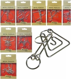 Rompicapo in metallo mix – enigmi logici in metallo