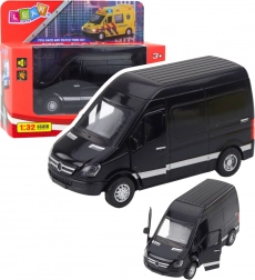 Furgone in metallo con luci e suoni – nero