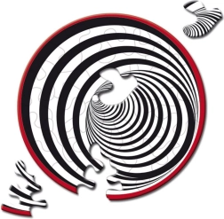 Curiosi puzzle rotondo Picoli Tunnel 33 pezzi