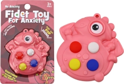 Dinosauro rosa Pop It giocattolo antistress