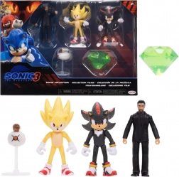 Sonic the Hedgehog 3 Movie Collection – set di 5 figure da 2,5”