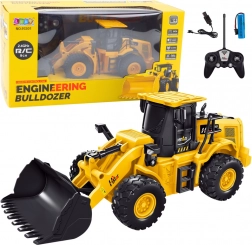Bulldozer RC giallo telecomandato