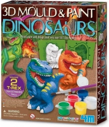 Set creativo calchi in gesso – dinosauri T‑Rex