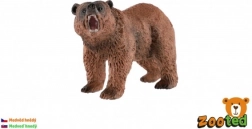 figurina di orso bruno 12 cm – modello plastico realistico