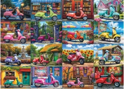 EUROGRAPHICS puzzle 16 scooter, 1000 pezzi