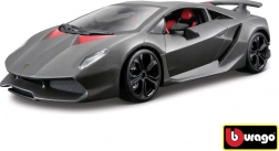 Modello auto Bburago Lamborghini Sesto Elemento 1:24 grigio