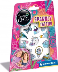 Crazy Chic Tatuaggi Glitterati di Clementoni