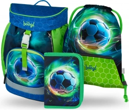 Zaino Scolastico, Astuccio e Sacchetto Baagl Airy Calcio Set