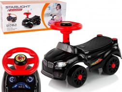 Monopattino senza pedali per bambini con clacson – nero