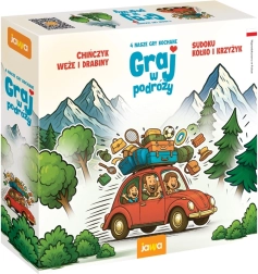 Set da viaggio di giochi per bambini 3+ – 4 giochi preferiti