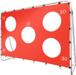 Porta da calcio per bambini con rete di precisione 2 in 1 215 x 153 x 76 cm