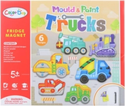 Produzione di magneti – set creativo mezzi da cantiere