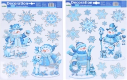 Decorazioni natalizie per finestre 41 × 29 cm