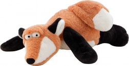 Volpe di peluche coccolosa color ruggine chiaro 42 cm