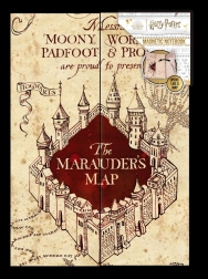 Taccuino A5 HARRY POTTER Mappa del Malandrino