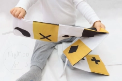 Leporello tessile a contrasto MyMoo