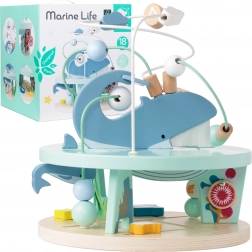 Giocattolo labirinto di legno Mondo Marino per bambini dai 18 mesi