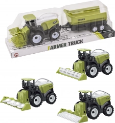 Mietitrebbia con rimorchio