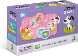 gioco per bambini lotto animali e i loro habitat