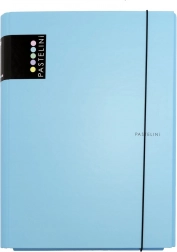 Cartelline laminato a 3 lembi con elastico Pastelini – Blu