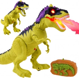 Dinosauro RC interattivo T‑Rex con effetto fumo