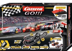 Autopista Carrera GO DTM Super Racer 1:43 con tre auto e looping