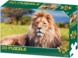 Puzzle 3D – leone, 100 pezzi