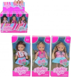 Bambola 12 cm per bambini dai 3 anni