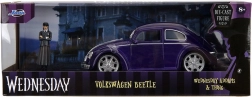Modello in metallo Wednesday – Volkswagen Beetle 1:24 con figurina