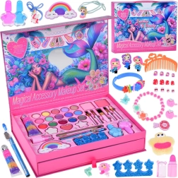 Grande set di bellezza Sirena ombretti smalti fermagli elastici per capelli