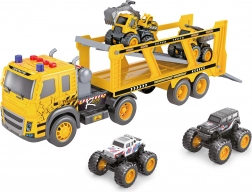 Bisarca con auto ed effetti