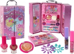 Set cosmetico per bambini in valigetta rosa