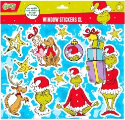 Adesivi per finestre Grinch – decorazioni riutilizzabili