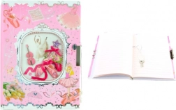 Diario con ballerina con lucchetto