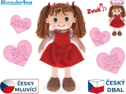 Bambola Rozárka parlante in ceco 35 cm