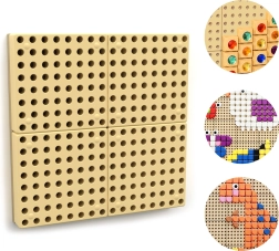 Pannello STEM da parete Masterkidz con pannello di montaggio 40 × 40 cm