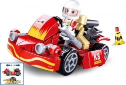 Sluban Town go-kart a carica set di costruzione (89 pezzi)