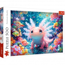 Puzzle 500 pezzi – axolotl Trefl