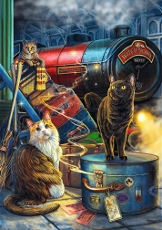 Puzzle TREFL Premium Plus Collezione Magica: Witchwood Express 1000 pezzi