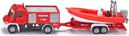 Siku Super camion dei pompieri UNIMOG con barca – modello 1:87