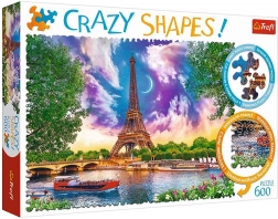 Puzzle 600 Crazy Shapes - Cielo sopra Parigi