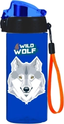 Borraccia OXY CLICK 500 ml con motivo del lupo