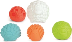 Palline morbide sensoriali a forma di animali per bambini - set di 5 pezzi